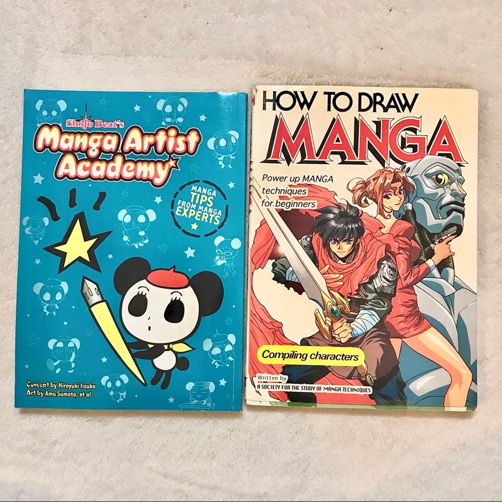 MANGA how to draw anime book instruction and tips